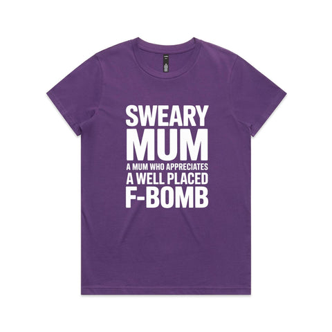 Sweary mum - Women's Maple Tee
