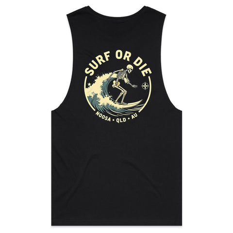 Surf or die - Mens Tank Top Tee