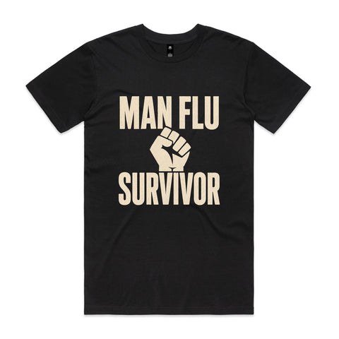 Man flu survivor - AS Colour Staple Tee