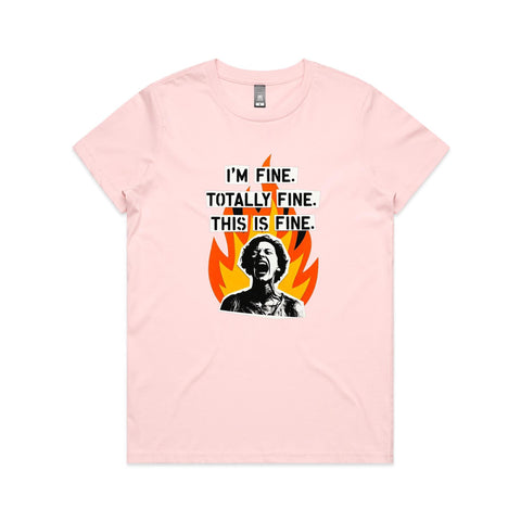 I'm fine - Women's Maple Tee