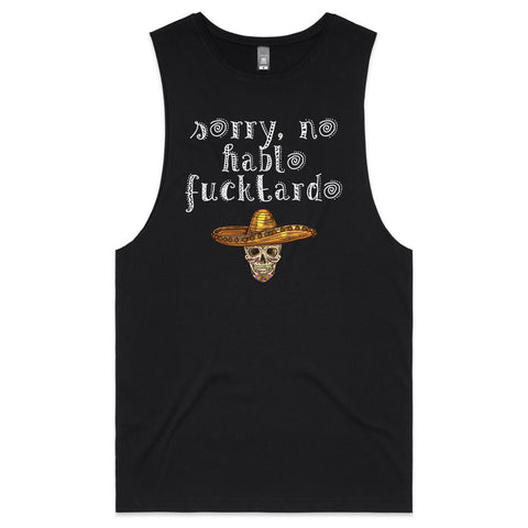 Sorry no hablo - Mens Tank Top Tee