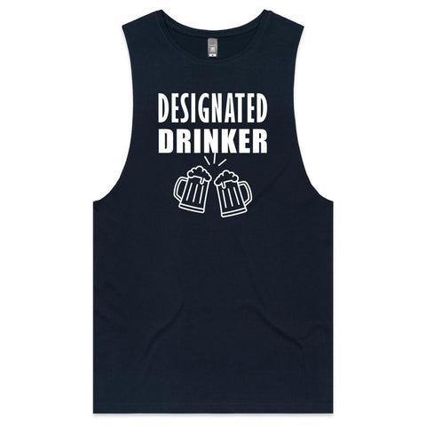 Designated drinker - Mens Tank Top Tee