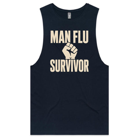 Man flu survivor - Mens Tank Top Tee