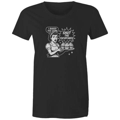 Shut the fucupcakes - Women's Maple Tee