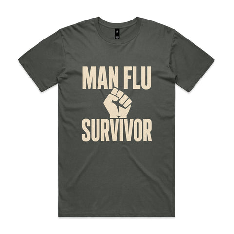 Man flu survivor - AS Colour Staple Tee