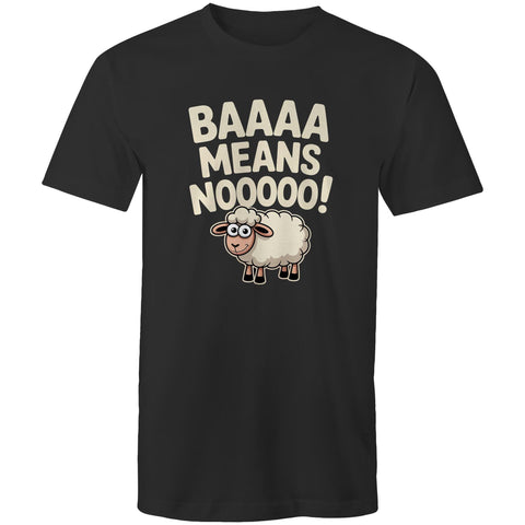 Baaa means nooo - Mens T-Shirt