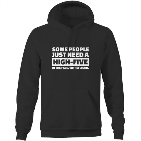 High five - Pocket Hoodie Sweatshirt
