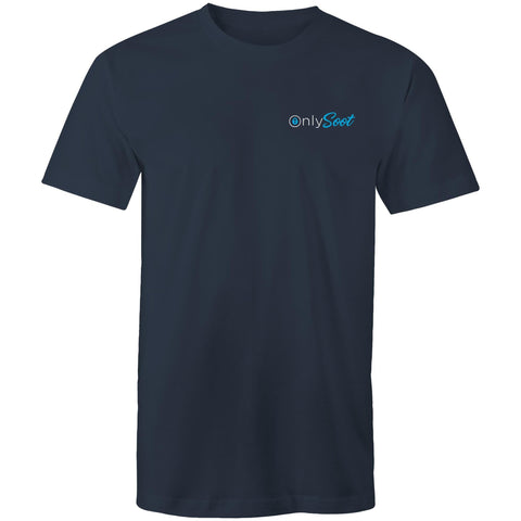 Only Soot (Back print) - Mens T-Shirt