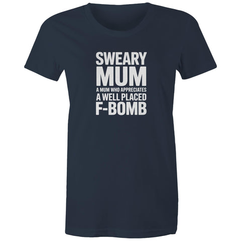 Sweary mum - Women's Maple Tee