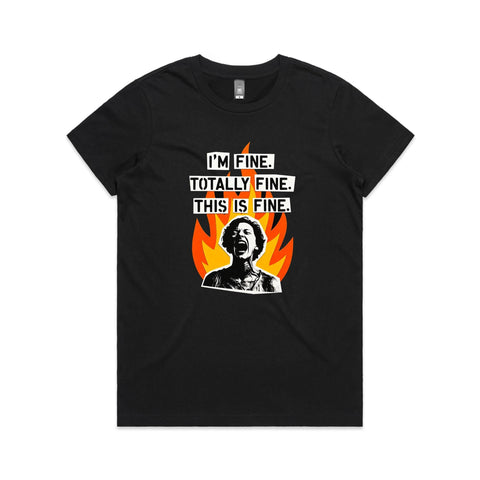 I'm fine - Women's Maple Tee