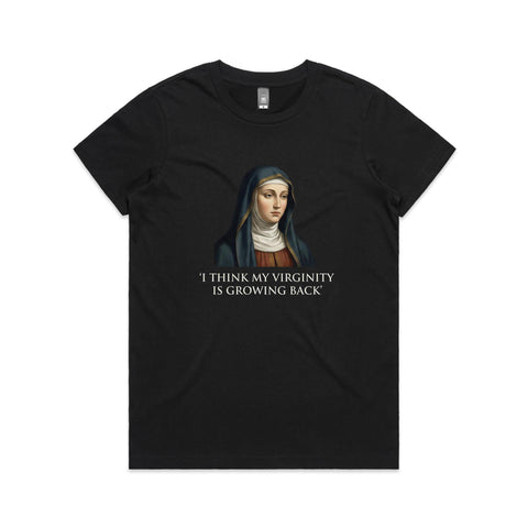 Virginity is growing back - Women's Maple Tee