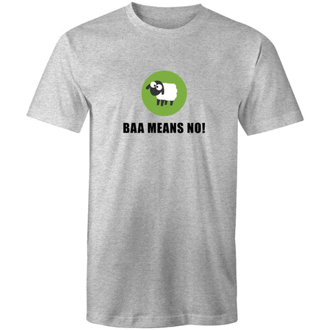 Baa Means No - Mens T-Shirt