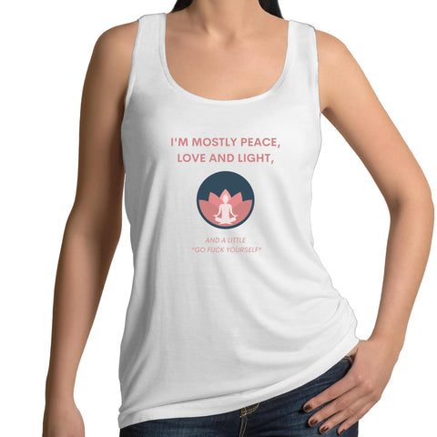 I'm Mostly Peace - Womens Singlet