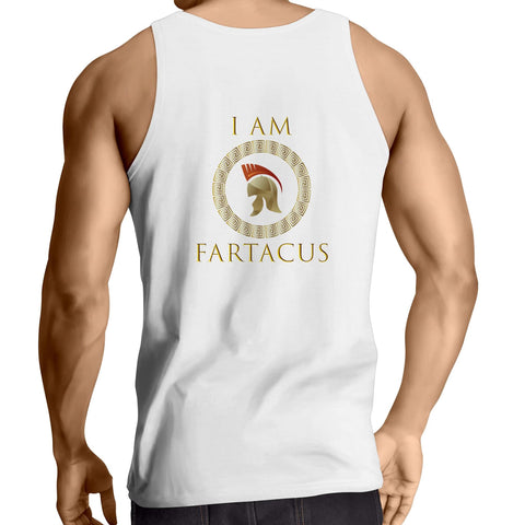 I Am Fartacus (PRINT ON BACK) - Mens Singlet Top