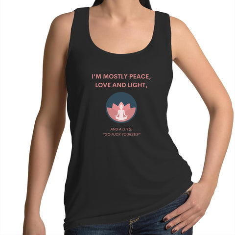 I'm Mostly Peace - Womens Singlet